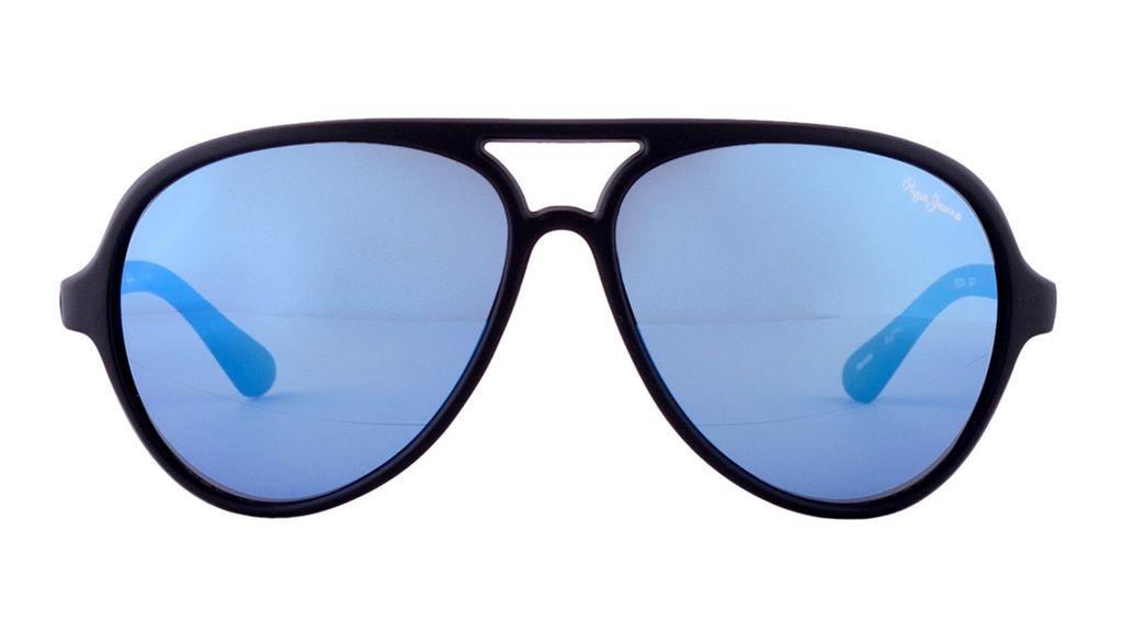 Очки крупный авиатор Pepe Jeans Renata 7141 c7 Matt black/Blue