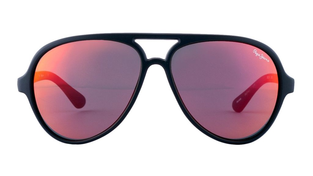 Очки крупный авиатор Pepe Jeans Renata 7141 c10 Matt black/Red