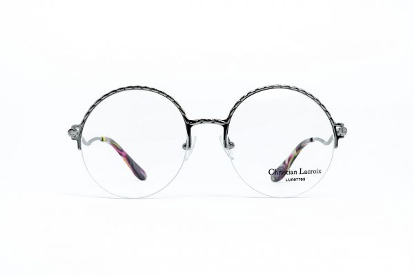 Крупные круглые очки Christian Lacroix 3009 901 Silver - изображение 1