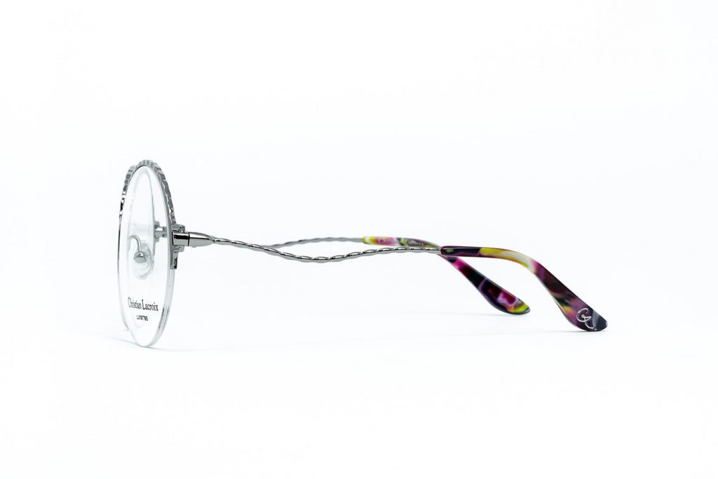 Крупные круглые очки Christian Lacroix 3009 901 Silver