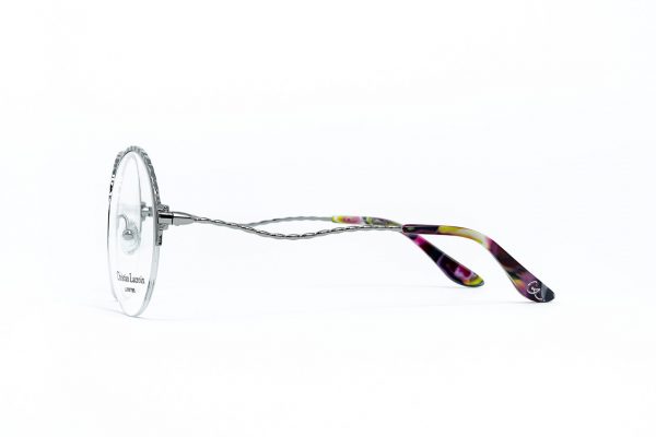 Крупные круглые очки Christian Lacroix 3009 901 Silver - изображение 3