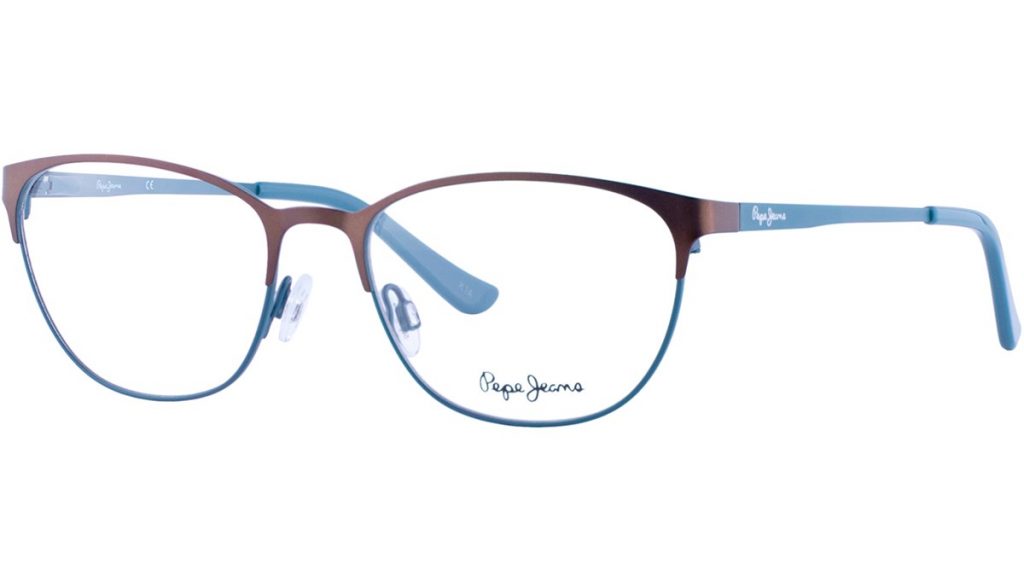 Очки крупный кошачий глаз Pepe Jeans Chelsey 1202 c2 Brown/Petrol