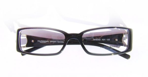 Модная оправа для очков Ana Hickmann AH6092 A01 чёрная - изображение 5