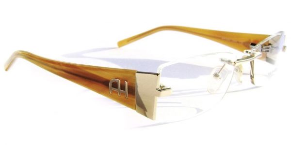Безободковые очки-невидимки Ana Hickmann AH1093 04H Gold - изображение 3