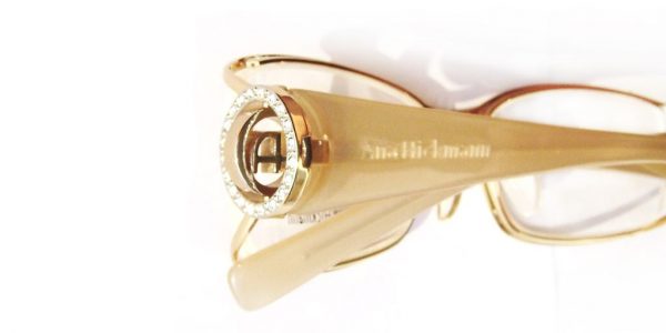 Модная оправа для очков Ana Hickmann AH1087 04H Gold с кристаллами Swarovski - изображение 5