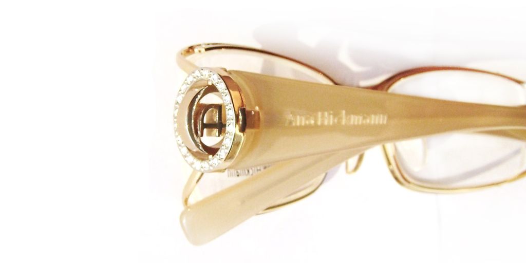 Модная оправа для очков Ana Hickmann AH1087 04H Gold с кристаллами Swarovski