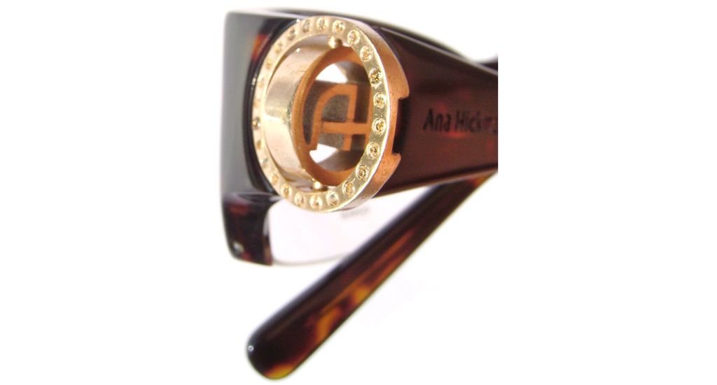 Модная оправа для очков Ana Hickmann AH6104-1 G21 Черепаховая с кристаллами Swarovski