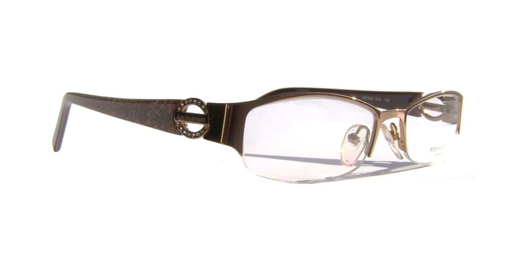 Модная оправа для очков Ana Hickmann AH1099 01A Brown с кристаллами Swarovski