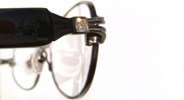 Классические овальные очки Lulu Guinness L711 Black Swarovski - изображение 5
