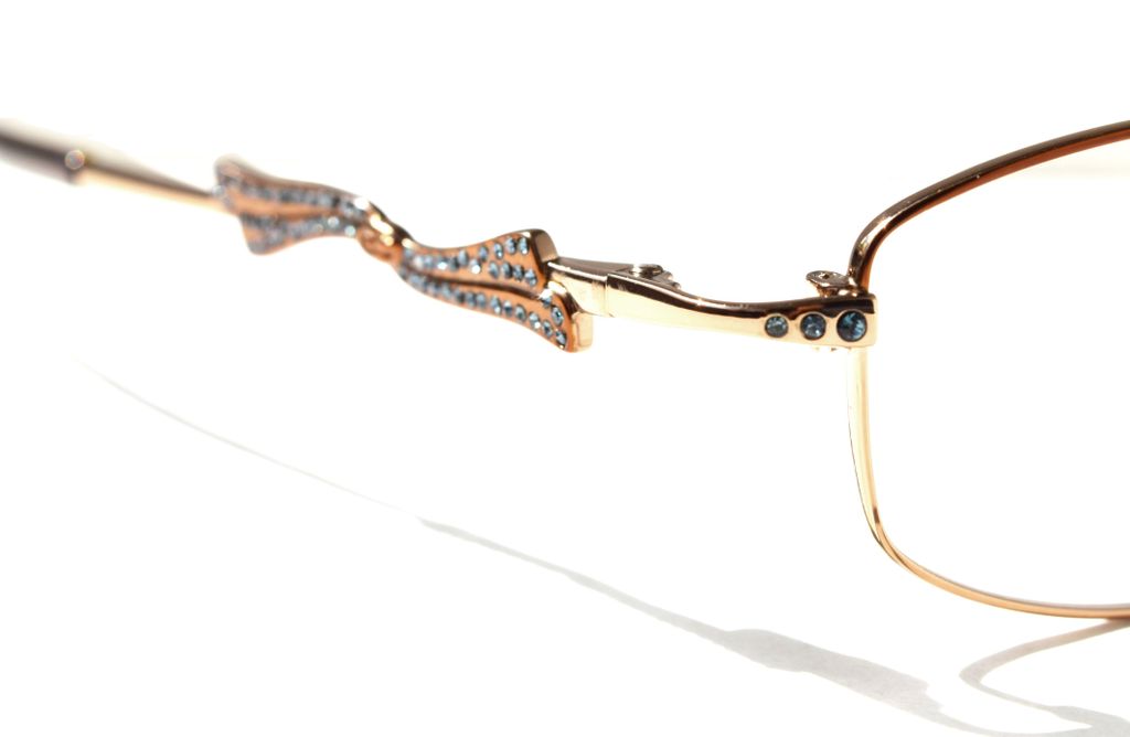 Модные очки Oliviero Contini OC 482 11 Brown с кристаллами Swarovski