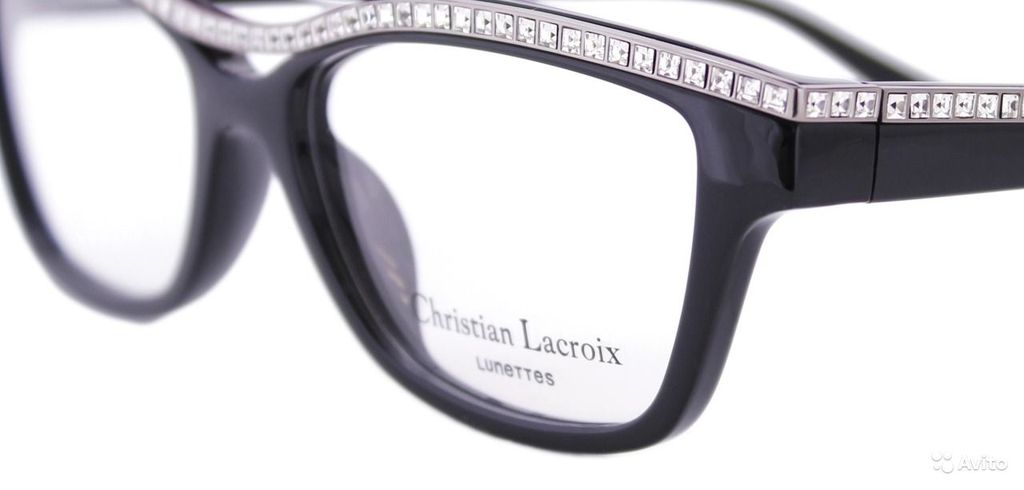 Очки кошачий глаз Christian Lacroix 1016 001 Jais с кристаллами Swarovski