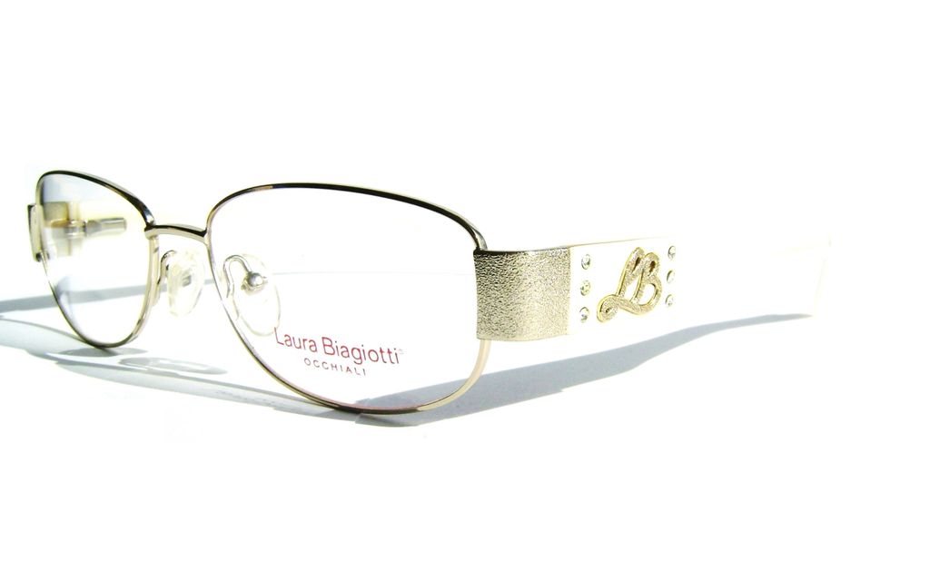 Модные овальные очки Laura Biagiotti LB 81101 003 Gilver с кристаллами Swarovski