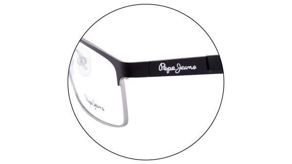 Очки вайфарер Pepe Jeans Thiago 1175 c1 Black/Silver - изображение 3