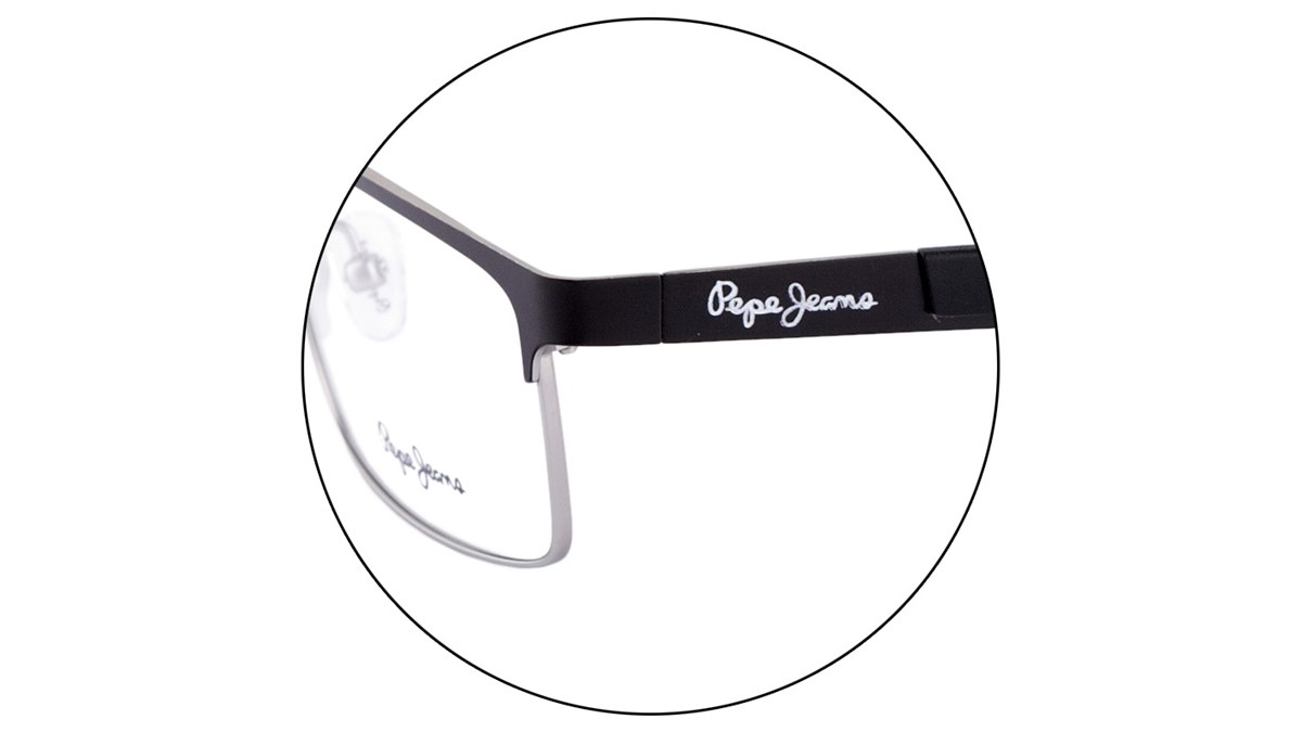 Очки вайфарер Pepe Jeans Thiago 1175 c1 Black/Silver - изображение 3