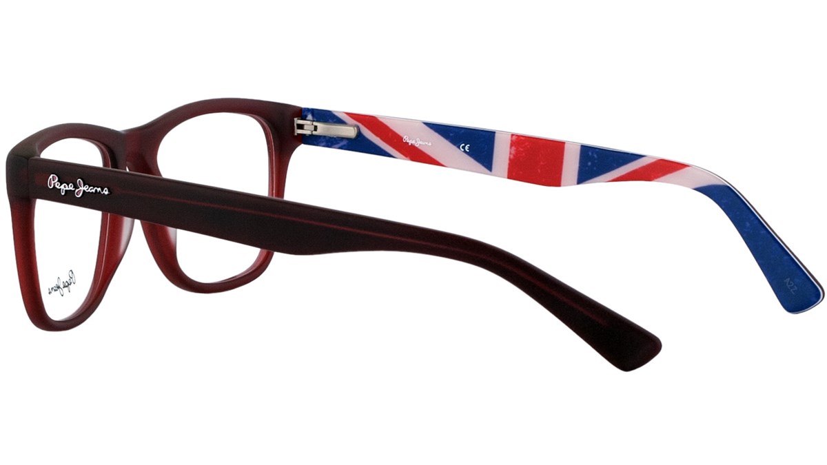 Очки крупный вайфарер Pepe Jeans Brady 3138 c3 Red - изображение 4