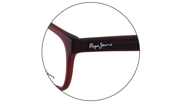 Очки крупный вайфарер Pepe Jeans Brady 3138 c3 Red - изображение 3