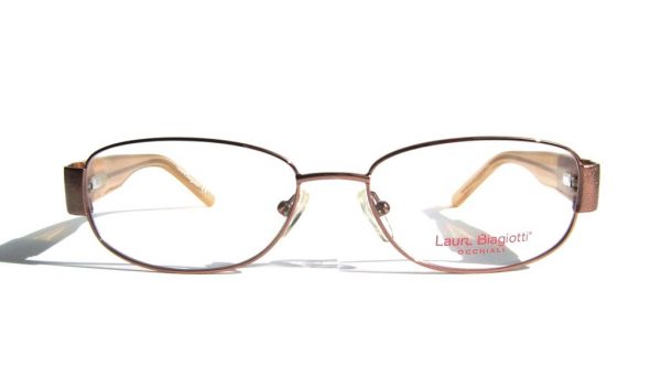Модные овальные очки Laura Biagiotti LB 81101 C63 Brown с кристаллами Swarovski - изображение 2