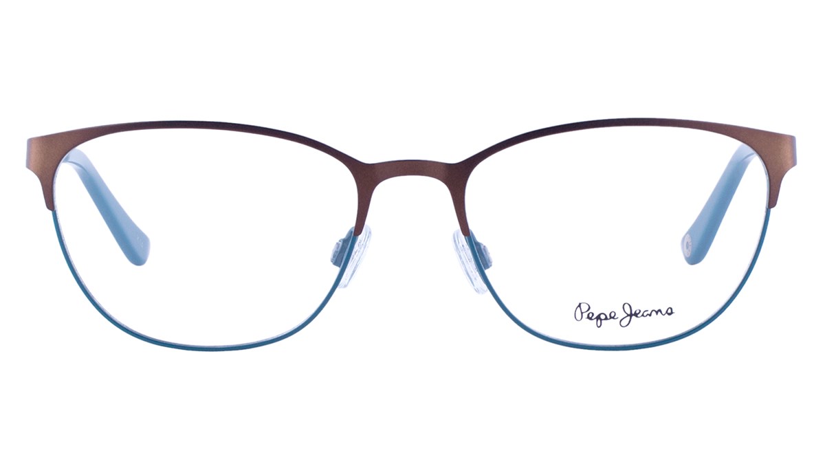 Очки крупный кошачий глаз Pepe Jeans Chelsey 1202 c2 Brown/Petrol - изображение 2