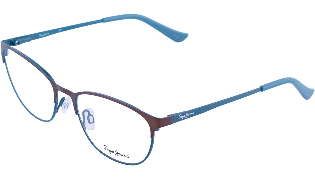 Очки крупный кошачий глаз Pepe Jeans Chelsey 1202 c2 Brown/Petrol - изображение 3