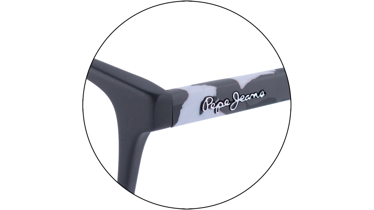 Квадратные очки Pepe Jeans Seth 3168 c1 Black - изображение 3