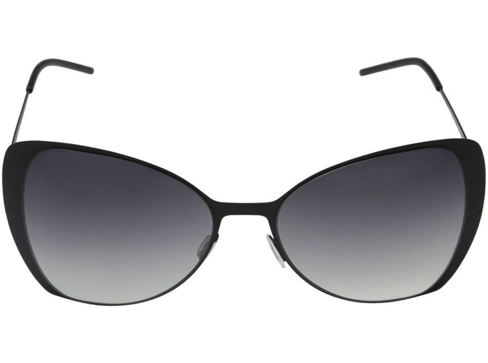 Ультратонкие очки бабочка Italia Independent 0204 009 Black