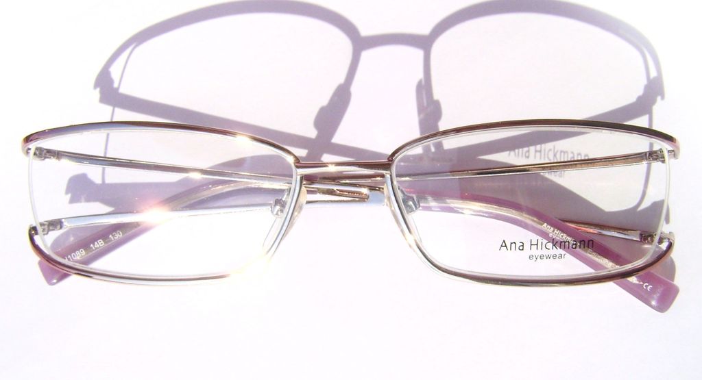 Элегантная оправа для очков Ana Hickmann AH1089 14B Silver/Violet