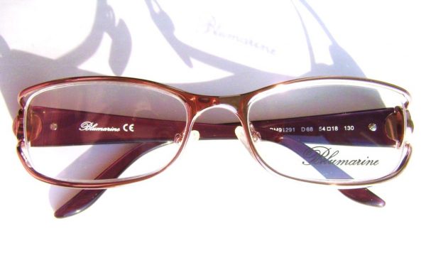Модные очки Blumarine BM 91291 D 68 Violet с кристаллами Swarovski - изображение 6