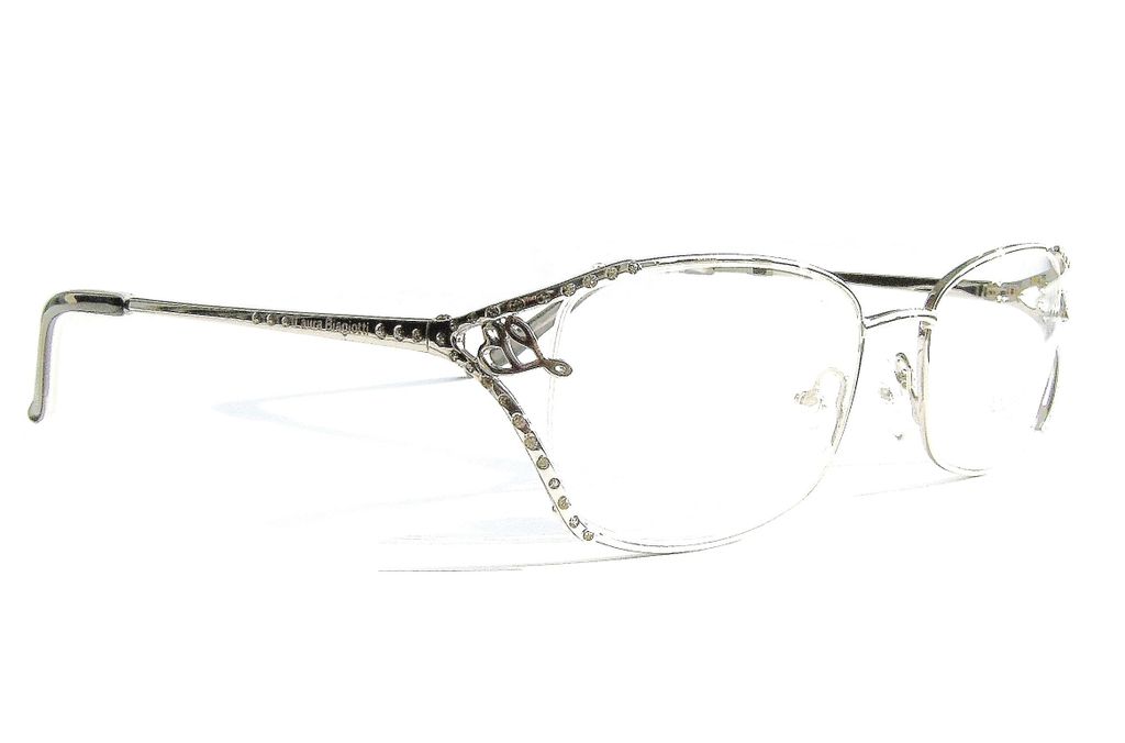Модные очки Laura Biagiotti LB 81062 054 Silver с кристаллами Swarovski