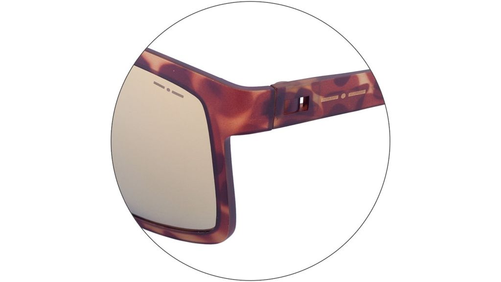 Легкие эластичные очки  крупный вайфарер Italia Independent 0113 090 Brown camouflage