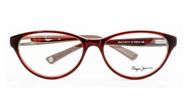 Очки кошачий глаз Pepe Jeans Nora 3113 c2 Red - изображение 8