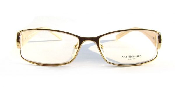 Модная оправа для очков Ana Hickmann AH1087 04H Gold с кристаллами Swarovski - изображение 2