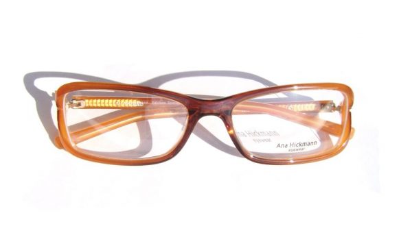Модная оправа для очков Ana Hickmann AH6109 W12 Caramel - изображение 5