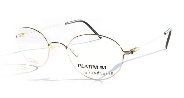 Круглые титановые очки Van Heusen Platinum VH P2016 Gold - изображение 1