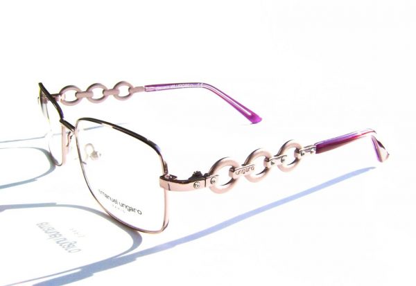 Модные очки Emanuel Ungaro EU 70312 C77 Pink с кристаллами Swarovski - изображение 1