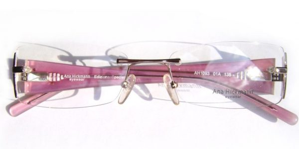 Безободковые очки-невидимки Ana Hickmann AH1093 01A Brown - изображение 5