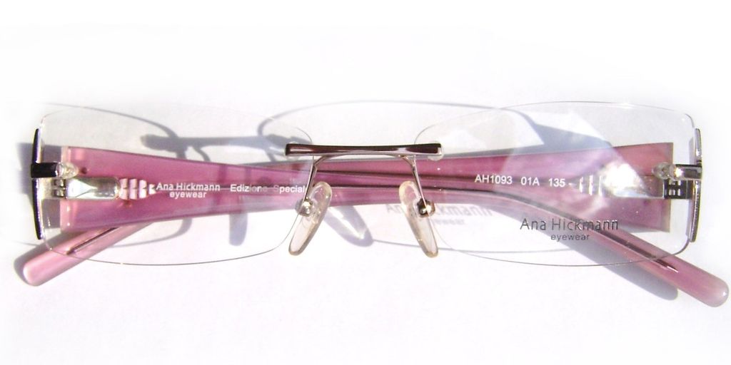 Безободковые очки-невидимки Ana Hickmann AH1093 01A Brown
