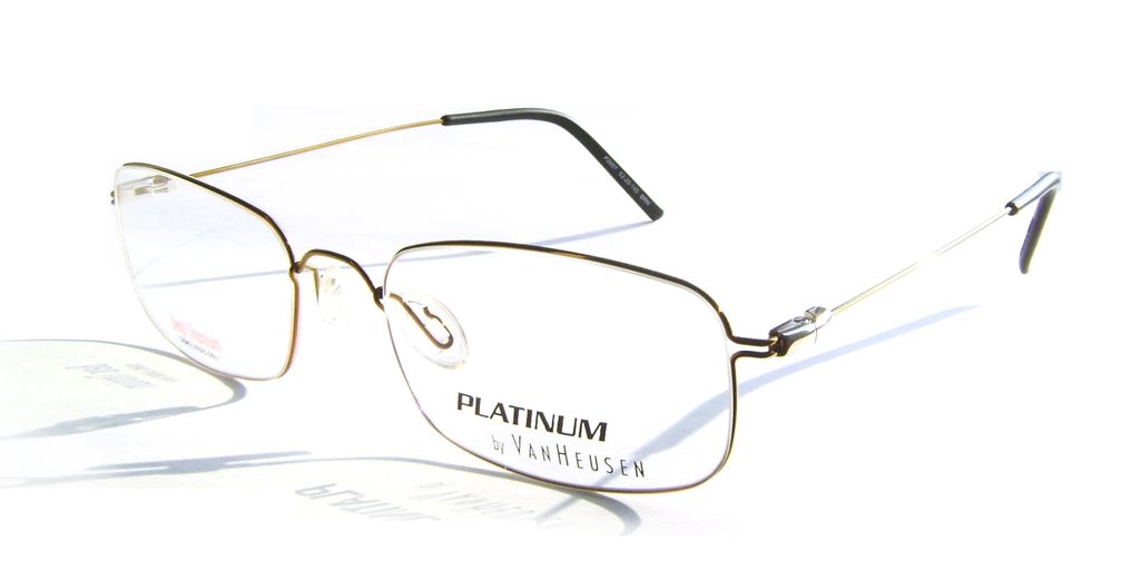 Крупные титановые очки Van Heusen Platinum VH P2007 Bronze