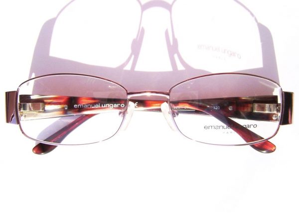 Модные очки Emanuel Ungaro EU 70281 C79 Pink с кристаллами Swarovski - изображение 4