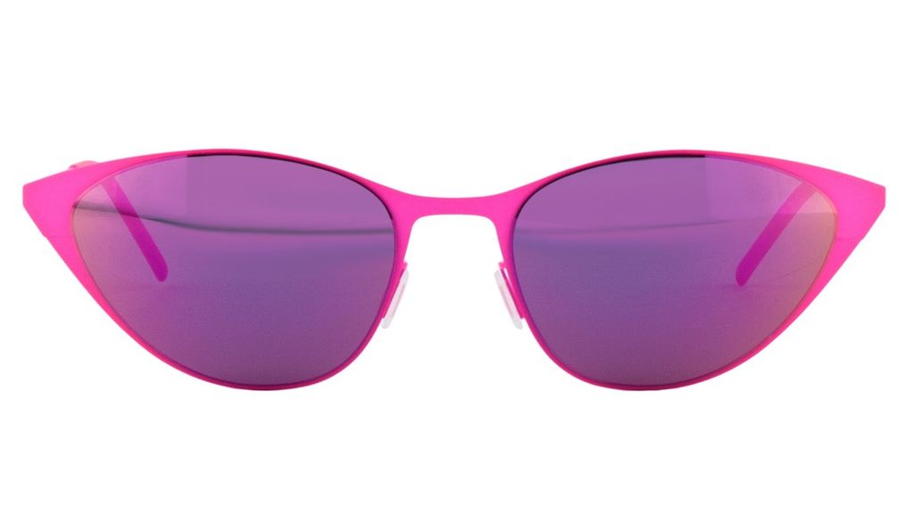 Ультратонкие очки кошачий глаз Italia Independent 0203 018 FUXIA LED