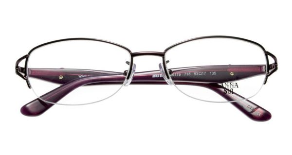 Изящные очки Anna Sui AS 179 718 Purple - изображение 2