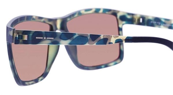 Легкие эластичные очки  крупный вайфарер Italia Independent 0113 035 Green camouflage - изображение 5
