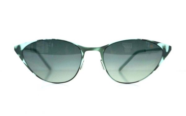 Ультратонкие очки кошачий глаз Italia Independent 0203 038 Havana Aqua Green - изображение 1