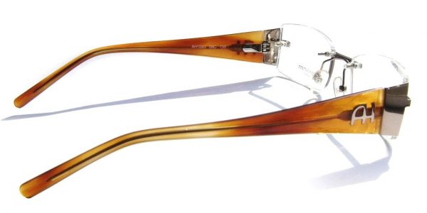 Безободковые очки-невидимки Ana Hickmann AH1093 08C Brown - изображение 4