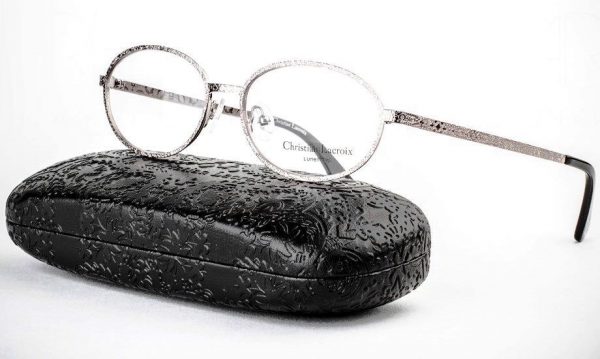 Винтажные овальные очки Christian Lacroix 3021 900 Silver - изображение 5