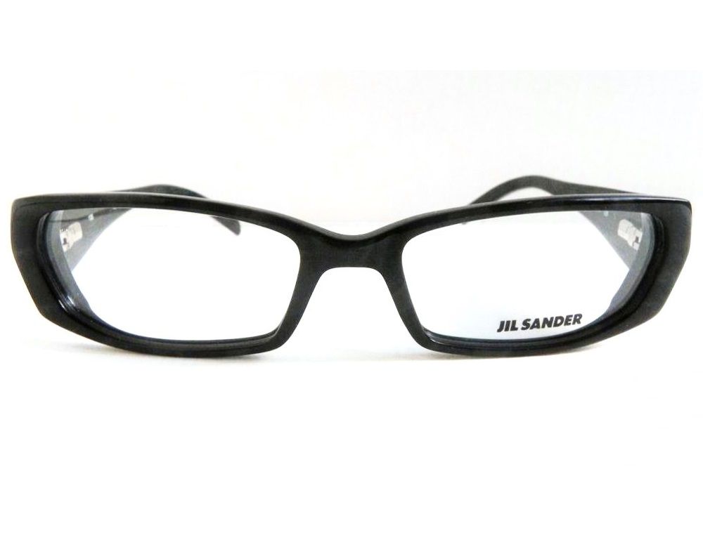 Дизайнерская оправа необычной формы Jil Sander JS 2620 Black