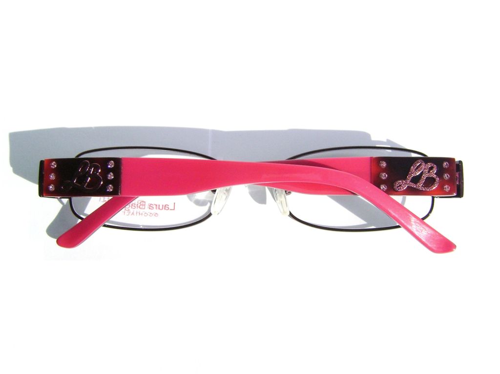 Модные овальные очки Laura Biagiotti LB 81101 E35 Red с кристаллами Swarovski
