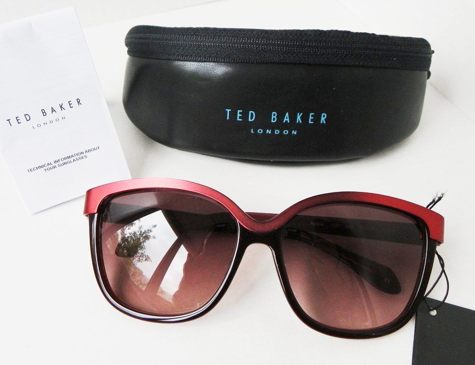 Крупные очки кошачий глаз Ted Baker Aitana 1281 203 Red