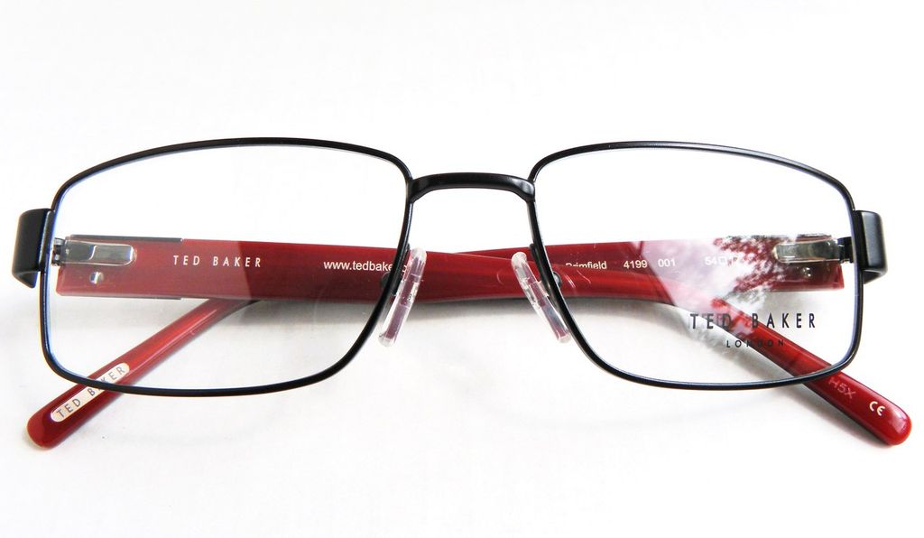 Крупные классические очки Ted Baker Brimfield 4199 001 black/red