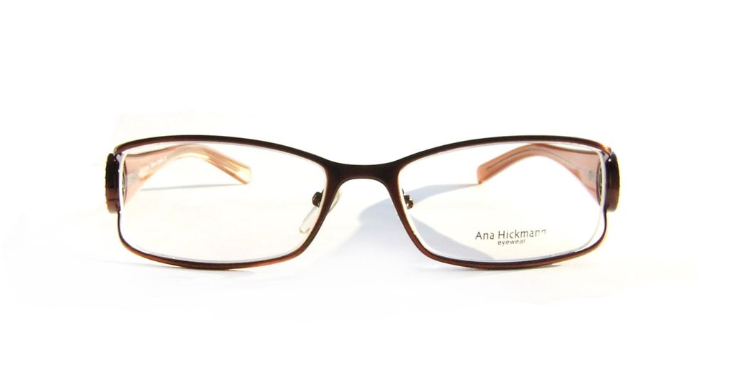 Модная оправа для очков Ana Hickmann AH1087 06E Brown с кристаллами Swarovski