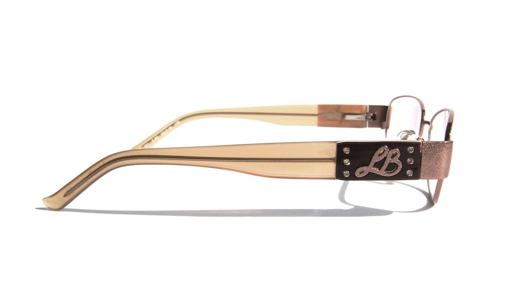 Модные овальные очки Laura Biagiotti LB 81101 C63 Brown с кристаллами Swarovski